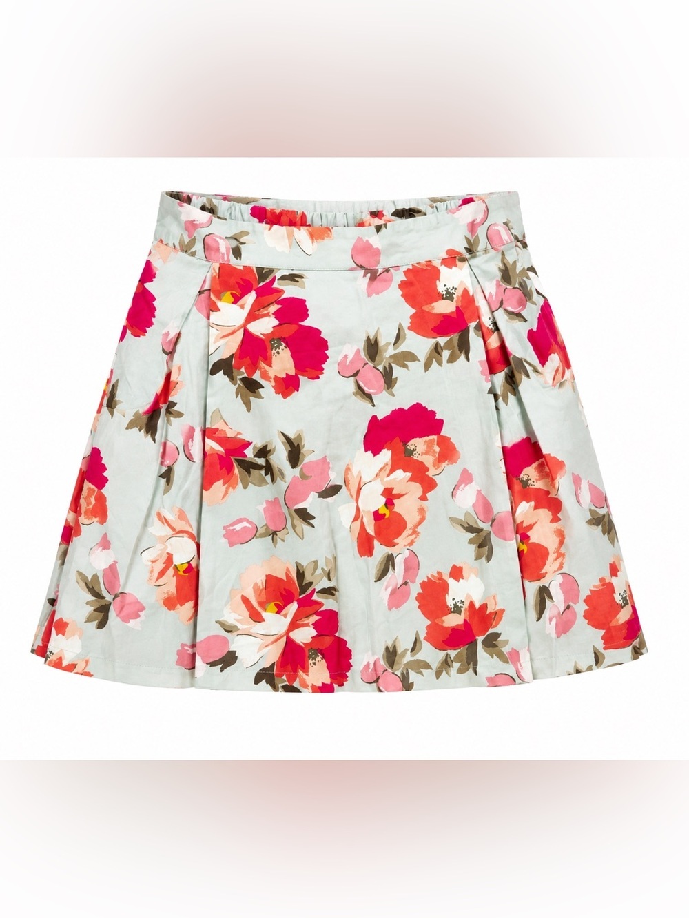 Old Navy pleated floral mini skirt, small